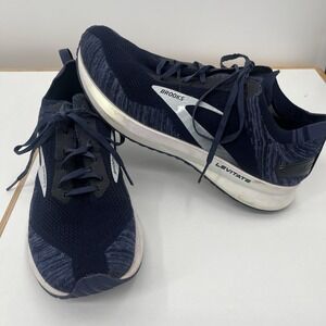 Men's Brooks Levitate 4 Running Walking Shoes- Navy/White - Men's US 12‎ D